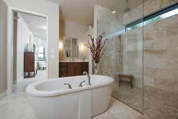 Master Bathroom Interior Design in Punta Gorda, FL.